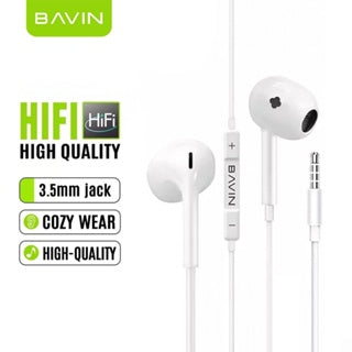 BAVIN HX856-XX HiFi Wired Earphones w/ Mic & Controller