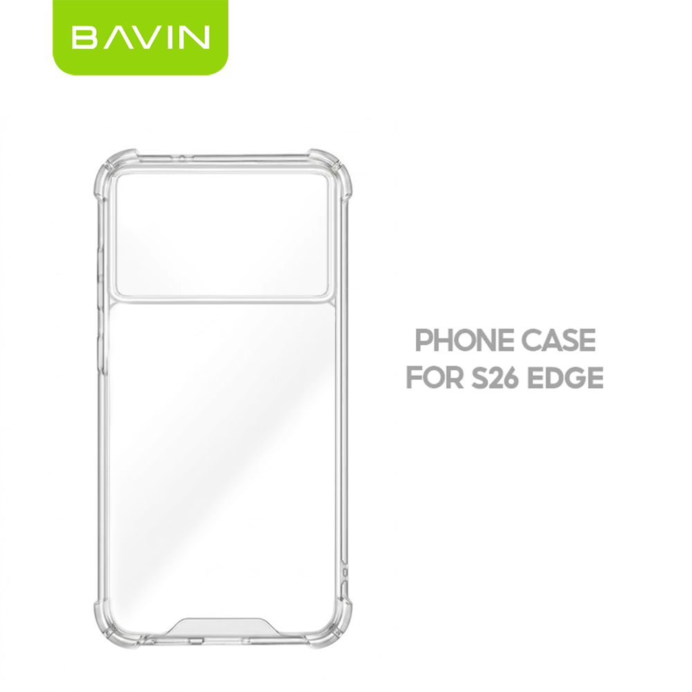 BAVIN FS2 Shockproof Clear Silicone Phone Case for Sam Galaxy S26/S26+/S26E/S26U Series