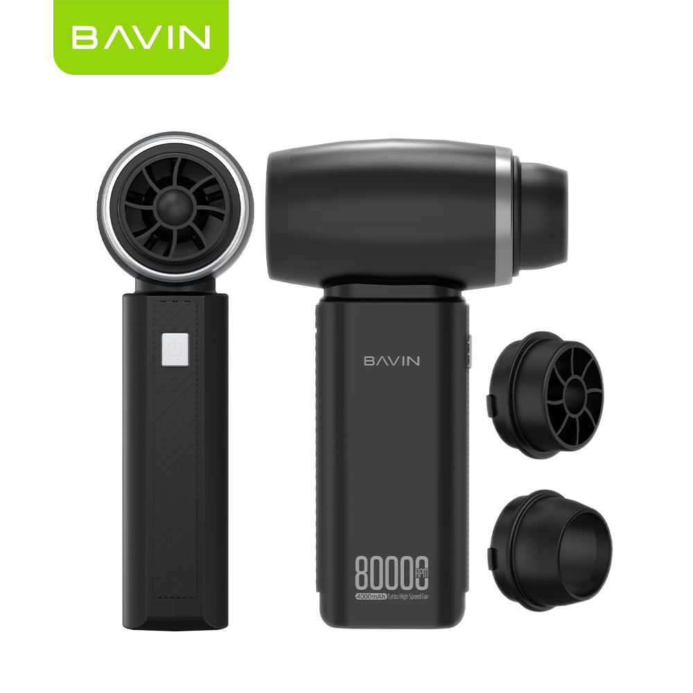 BAVIN Z-VC03 130,000RPM / Z-VC04 80,000RPM Portable Mini Compressed Air Duster for Deep Cleaning w/ Extremely Turbo Airflow