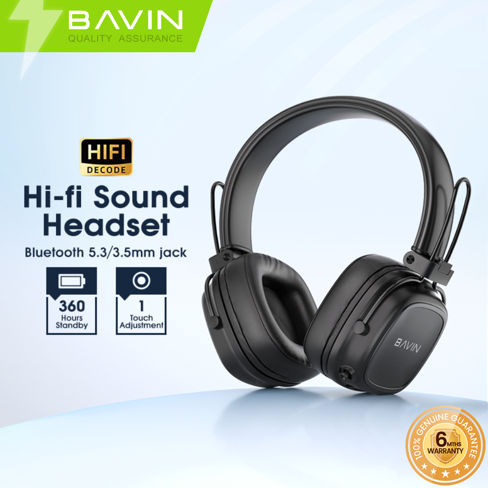 BAVIN HB-BH57 Hi-Fi Wireless Bluetooth Earphones w/Long Battery Life H