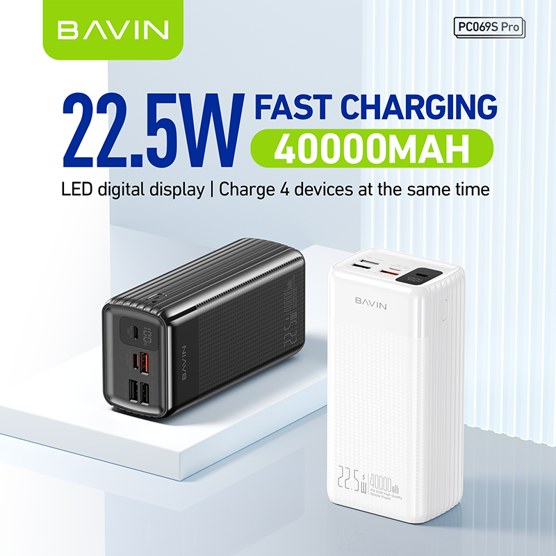 BAVIN Y-PC069 Pro 40000mAh Portable Powerbank w/ Multiple 3.0A Output & Input