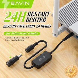 BAVIN Z-PC811 WiFi Router Booster Adapter (5V to 12V) for PLDT/Globe