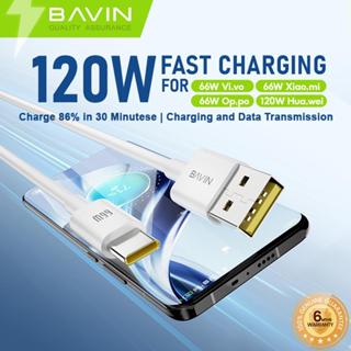 BAVIN U-CB356-C 66W Fast Charging Data Cable Support Data Transfer Compatible for USB to TYPE-C