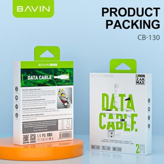BAVIN U-CB130-XX 2.4A Flexible Data Cable Available in 1M/2M/3M for Micro iPh & Type-C