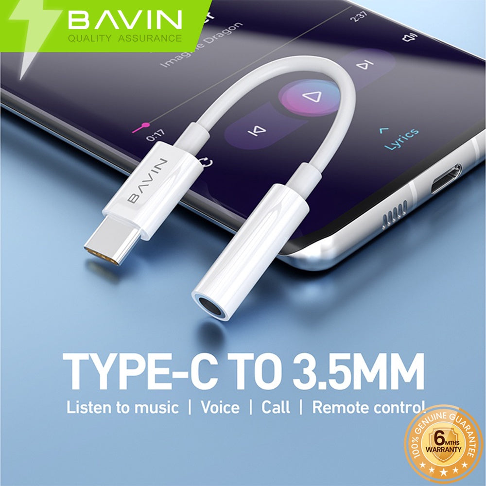 BAVIN Type-C to USB Headphone Adapter Audio Cable1