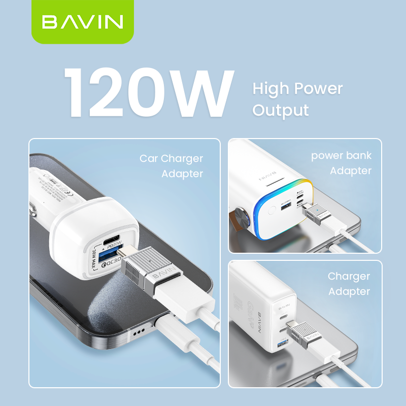 BAVIN U-O-65 120W Plug & Play Adapter w/ 10Gbps USB 3.1 O67 O68 O69 O70