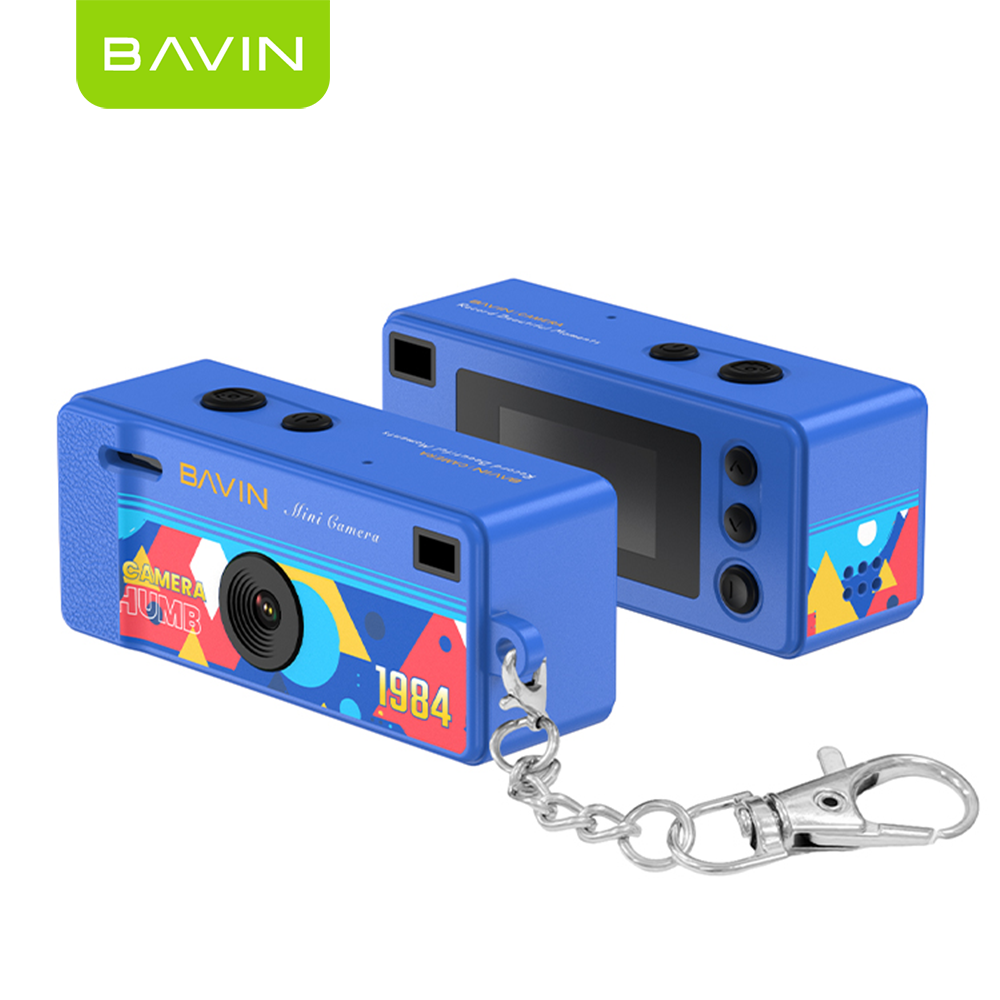 BAVIN CD01 Mini Thumb Camera 1080P HD 12MP Wide w/ Flash and Keychain | Support TF Card