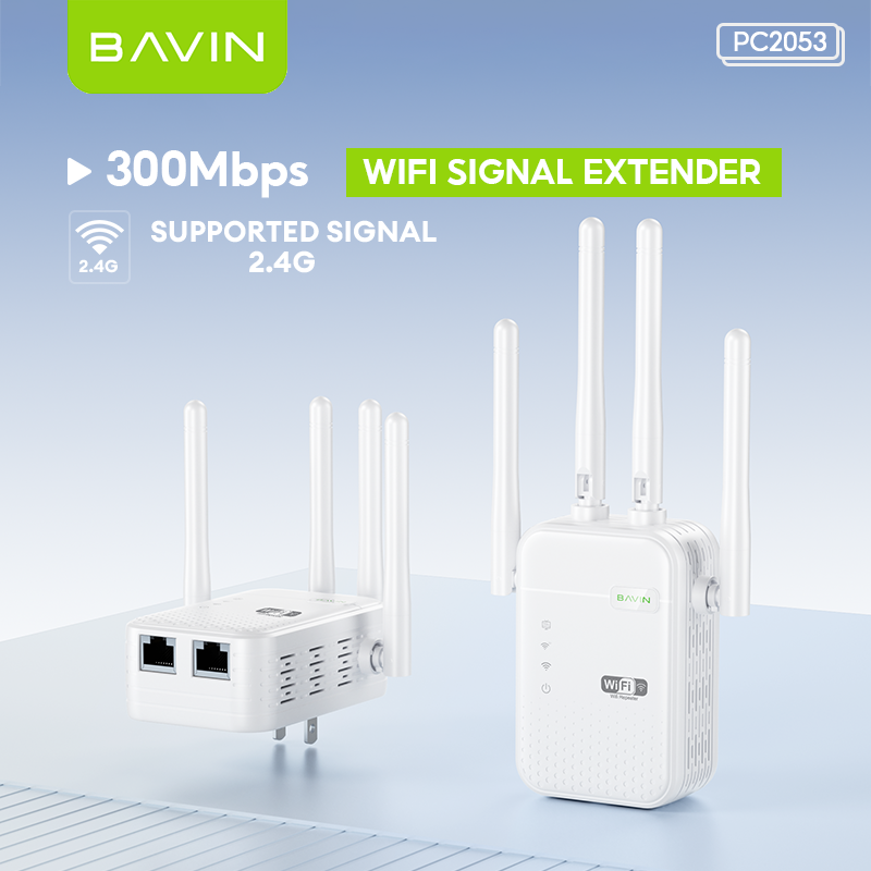 BAVIN PC2053/PC2055 Wireless WiFi Repeater AP Signal Extender 2.4G / 5G Supports Up To 1200Mbps
