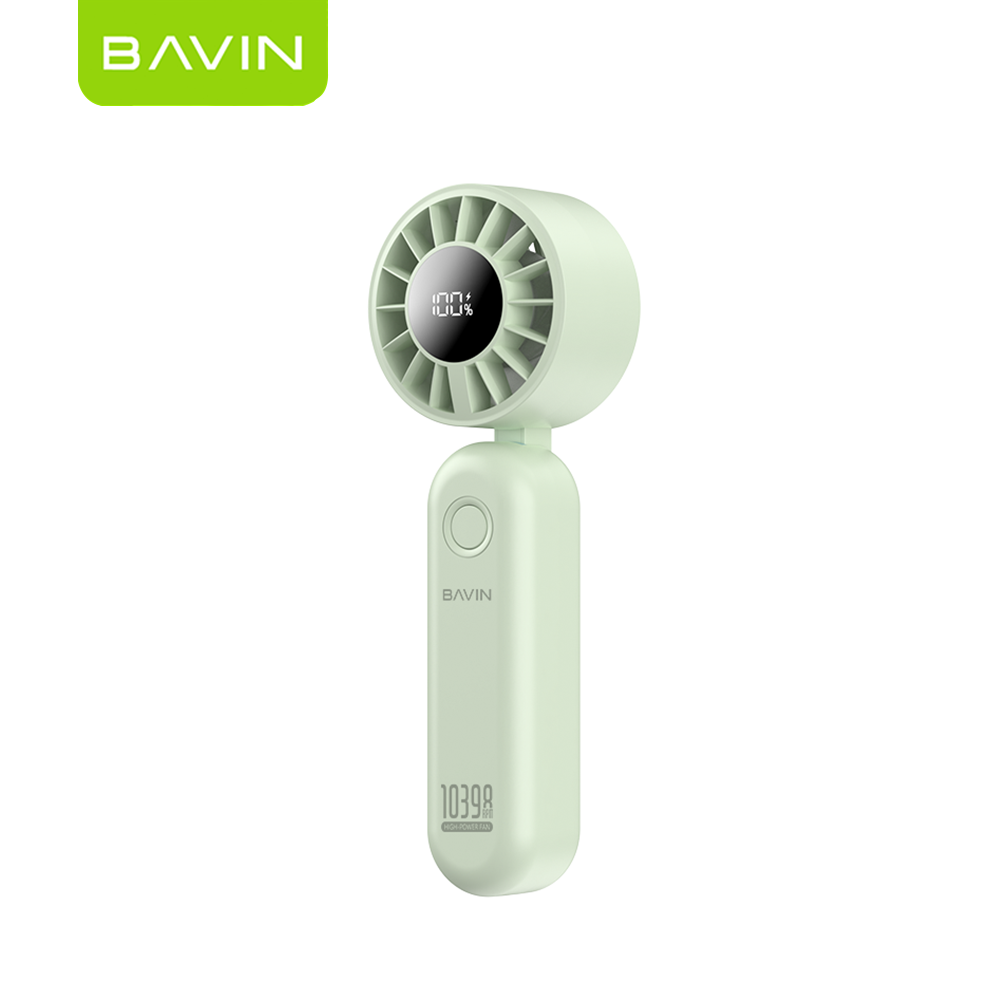 BAVIN BF011 Portable Mini Foldable Handheld Turbo Fan w/ 5-Speed Wind Ultra Lightweight Rechargeable