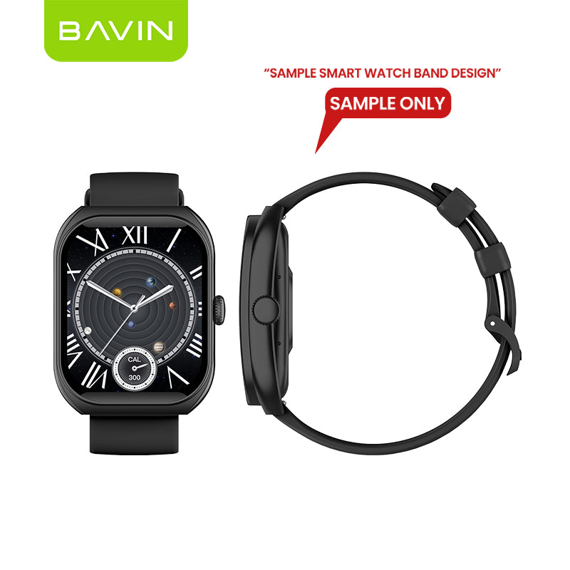 BAVIN BW604 Smart Watch 2.01" Display, Bluetooth Calling, Fitness & Sports Modes, Health Tracking Compatible for Smartphones