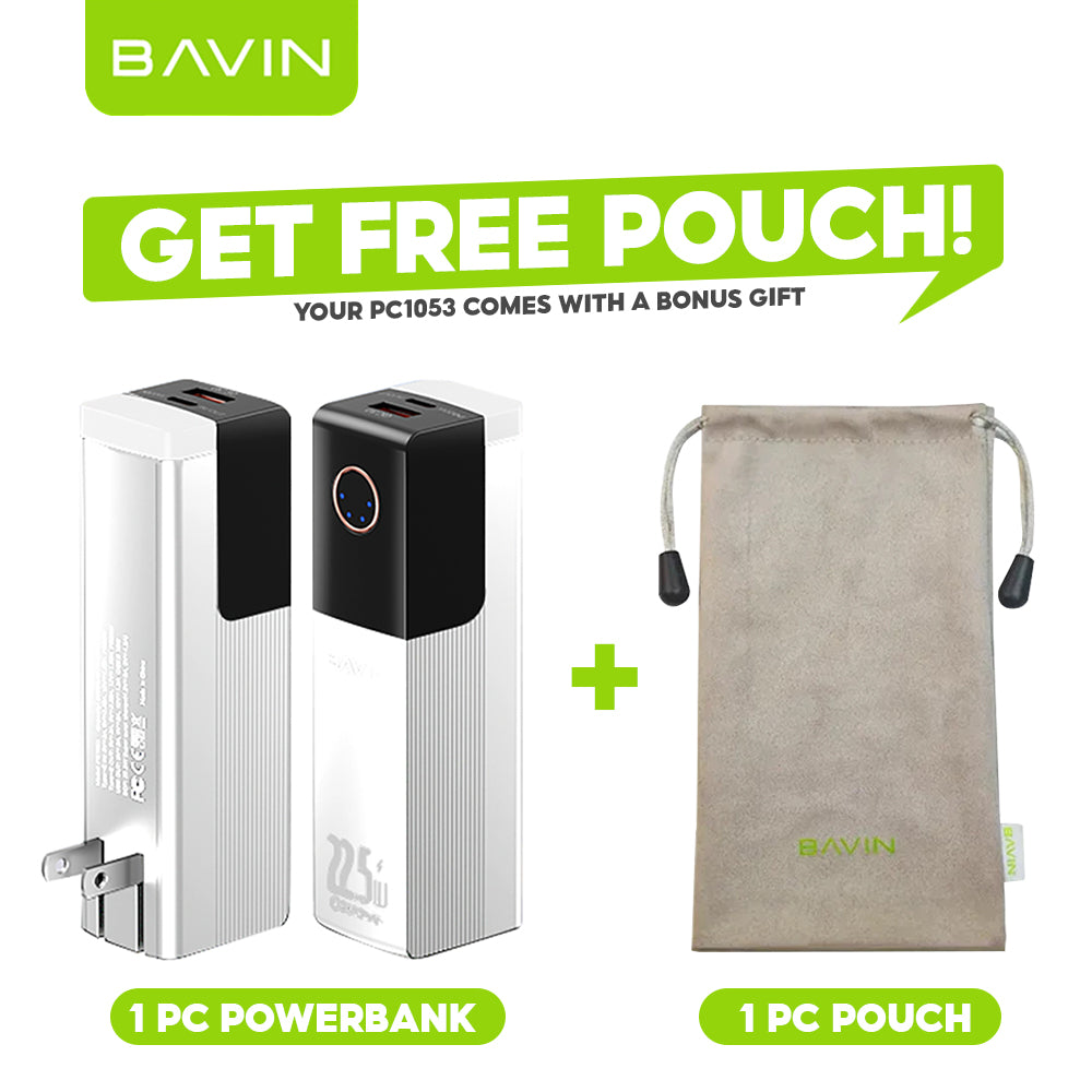 BAVIN Y-PC1053 5000mAh 3 IN 1 Portable Fast Charging Powerbank
