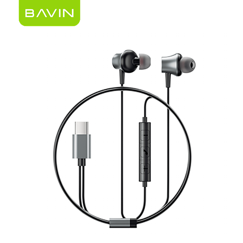 BAVIN H-C-HX873 Heavy Bass Earphones w/ Mic & Controller