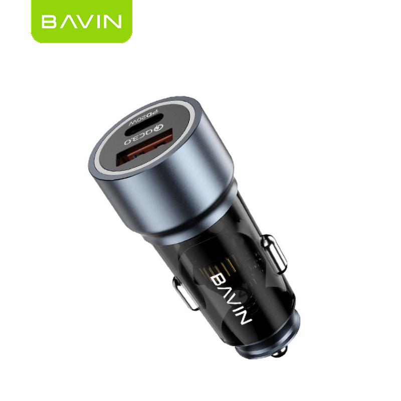 BAVIN C-C-PC926 20W USB-C & 18W USB Fast Car Charger