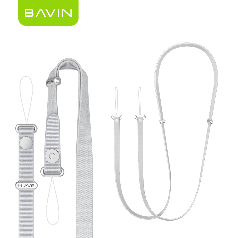 BAVIN BE22 Magnetic Lanyard Phone Case Crossbody Woven Adjustable w/ Quick Release Strap + Safety Clip