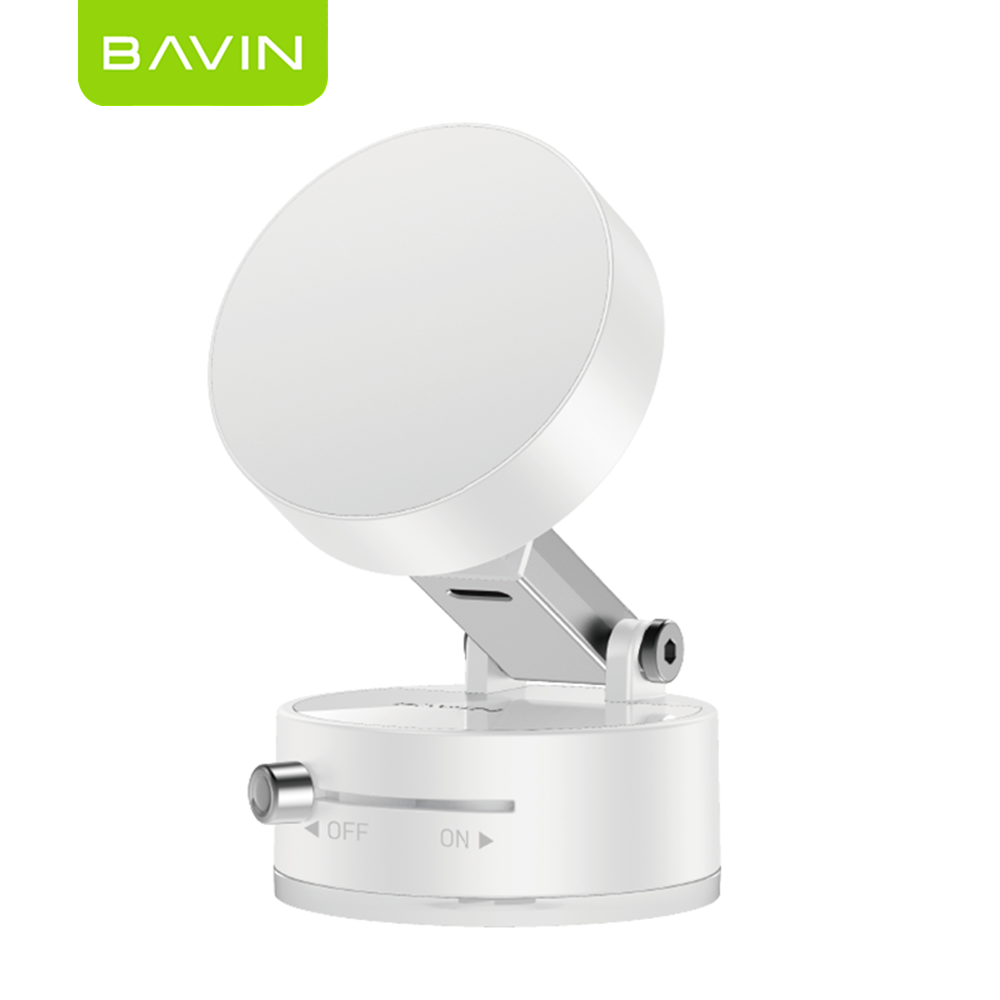 BAVIN D-S-PS78 Portable Magnetic Phone Holder w/ Vacuum Grip & Multi-Angle Adjustment