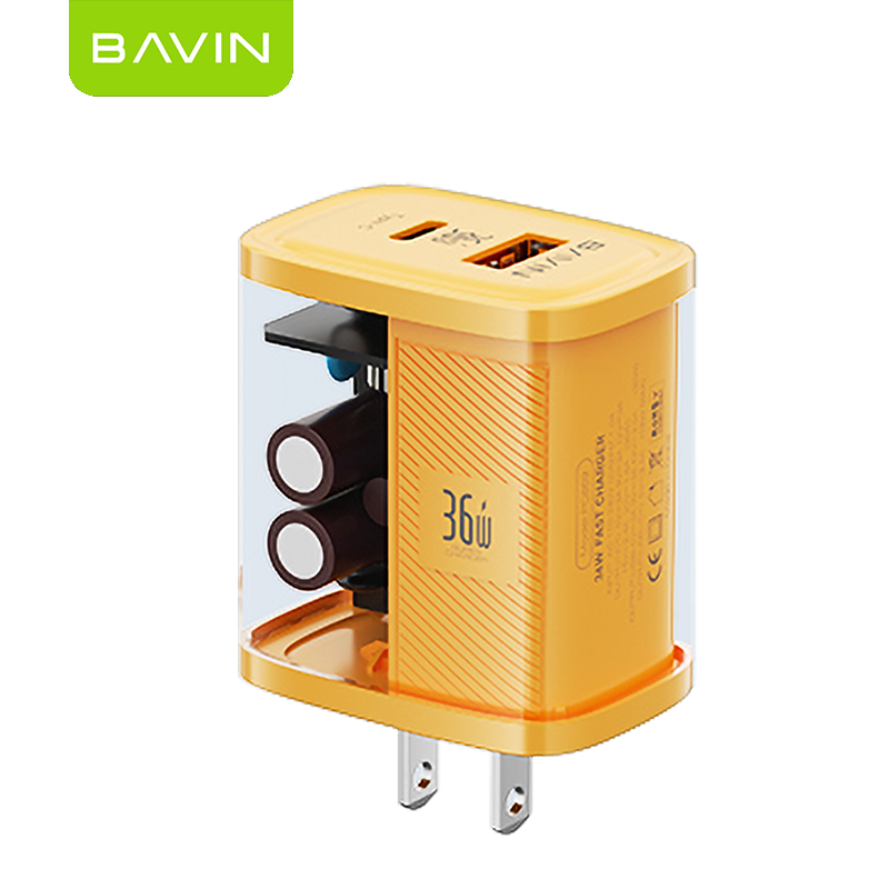 BAVIN C-PC869 36W PD Fast Charger Dual Port - Compatible for Laptop