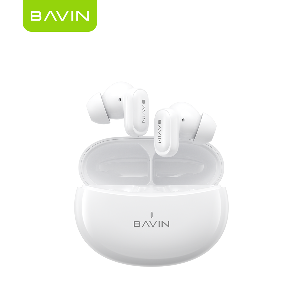 BAVIN HB-BA-78 HiFi TWS Wireless Bluetooth 5.4 Earbuds w/ ANC Noise Cancellation, Touch Control & AI Features
