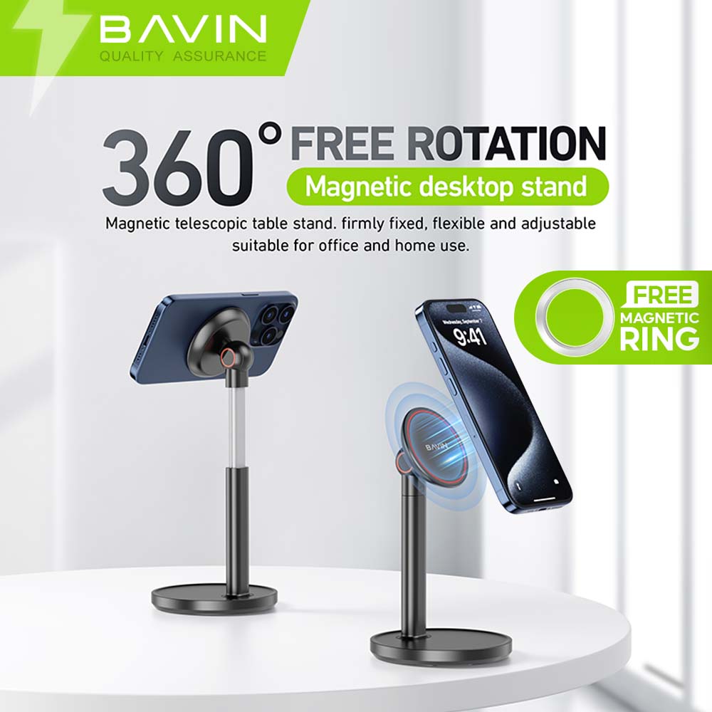 BAVIN D-S-PS64 360° Rotating Magnetic Phone Stand