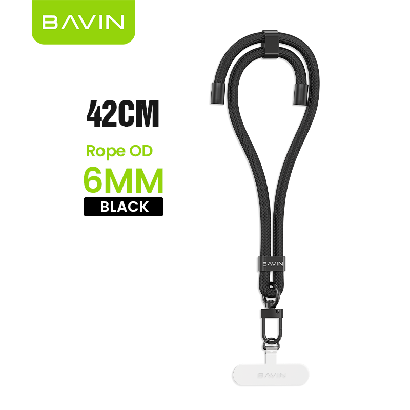 BAVIN BE16 Phone Lanyard Wrist Strap Thick Adjustable Key Lanyard for Anti-Loss & Fall Prevention