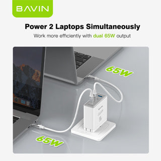 BAVIN C-PC936 140W GaN Fast Multi-Port Charger for Laptop, Phone & Tablet