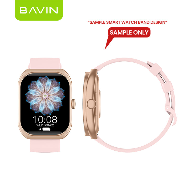BAVIN BW604 Smart Watch 2.01" Display, Bluetooth Calling, Fitness & Sports Modes, Health Tracking Compatible for Smartphones