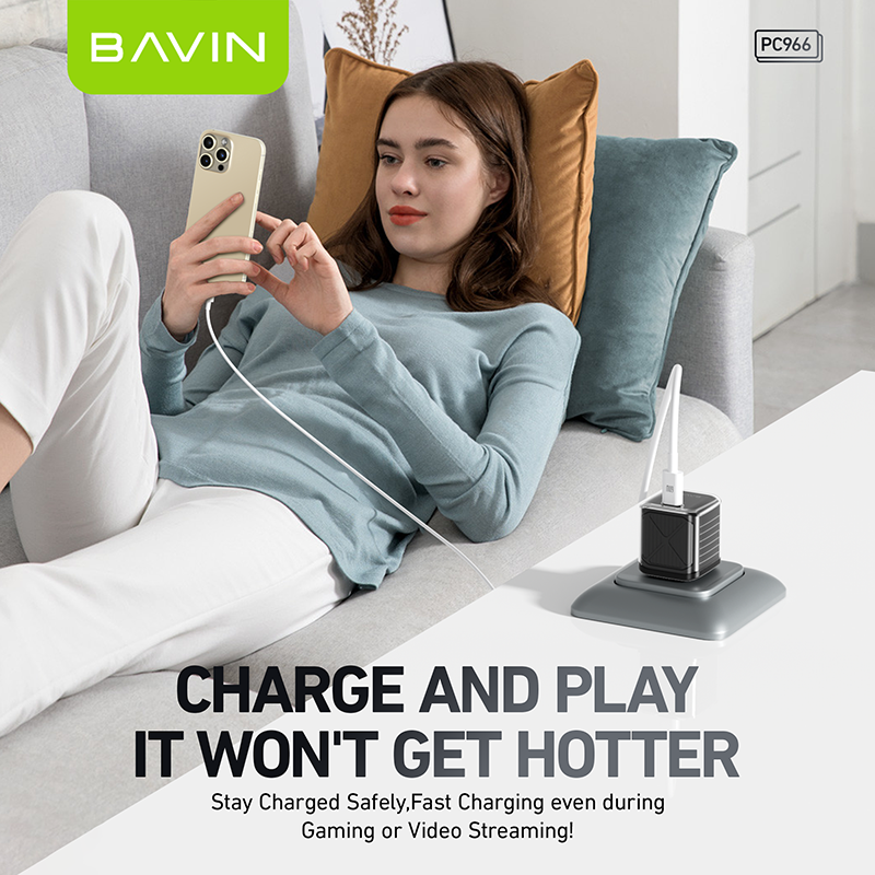 BAVIN C-PC966-XX 20W Mini Fast Charger for iPhone 16 Series