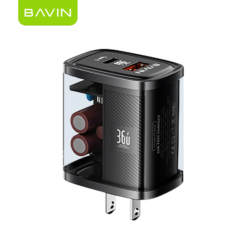 BAVIN C-PC869 36W PD Fast Charger Dual Port - Compatible for Laptop