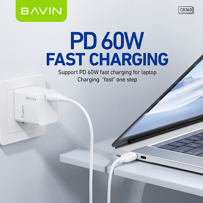 BAVIN U-CB360-XX 60W Fast Charging Cable, 480Mbps Data Transfer