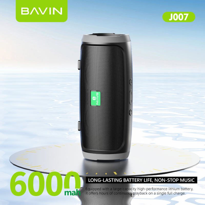 BAVIN DV-J007 Portable Splashproof Bluetooth Speaker w/ TF & USB Port