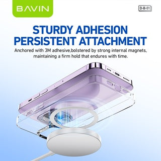 BAVIN D-B-01 Magnetic Metal Ring for Wireless Charging Cases