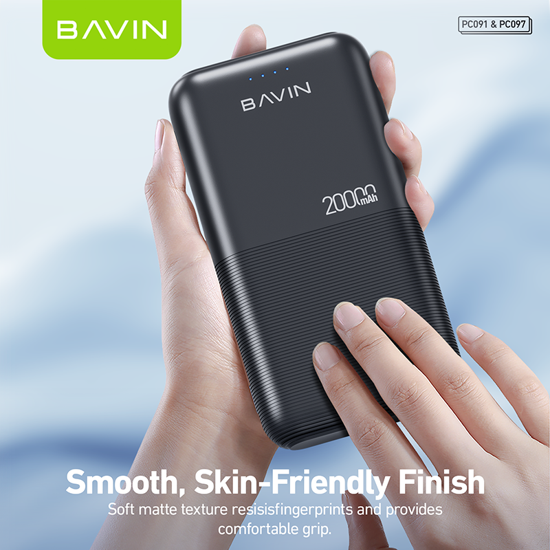 BAVIN Y-PC091 20000mAh Portable Powerbank Quick Charging w/ Dual Input & USB Output