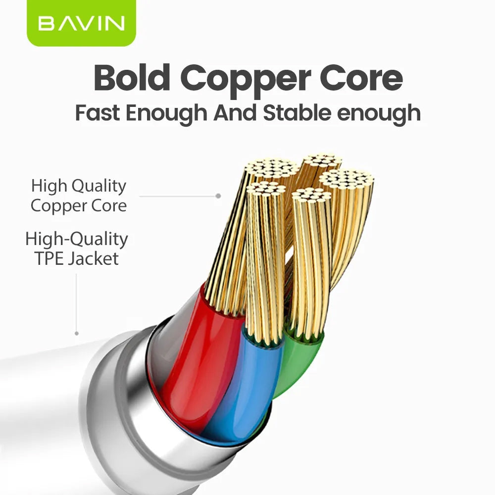 BAVIN H-3.5-AUX19 Splitter Adapter Cable for iPhone to 3.5mm w/ Voice & Wire Control