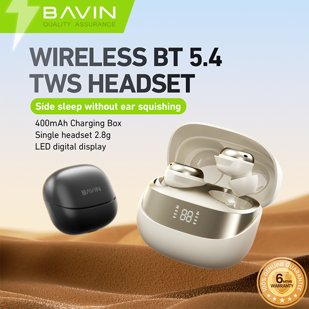 True Wireless Tws Earbuds In Wireless Charging Case BAVIN HB-BA-83