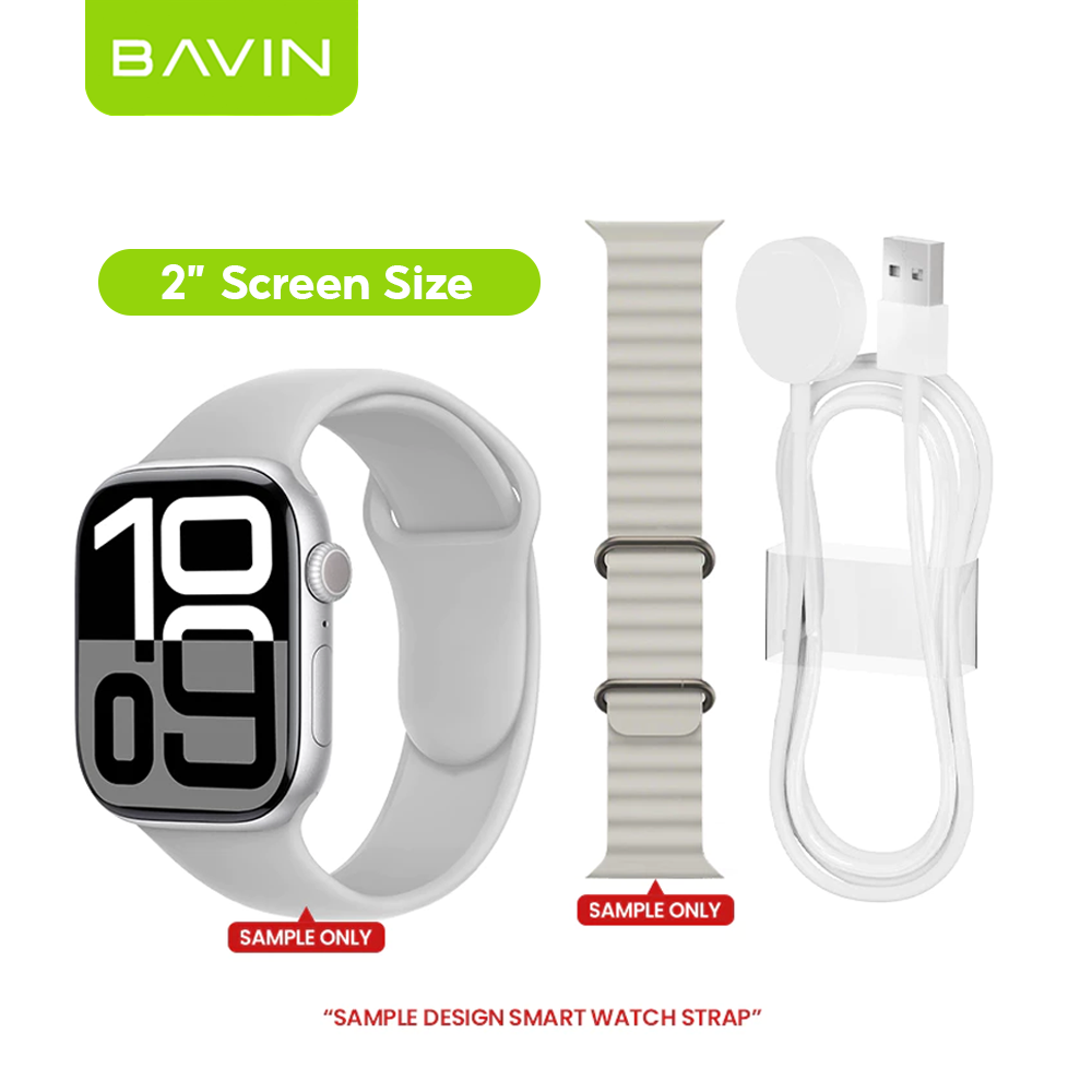 BAVIN BW-602 Smart Watch 2" HD Display w/ GPT AI Health Tracking & 15-Language Translator