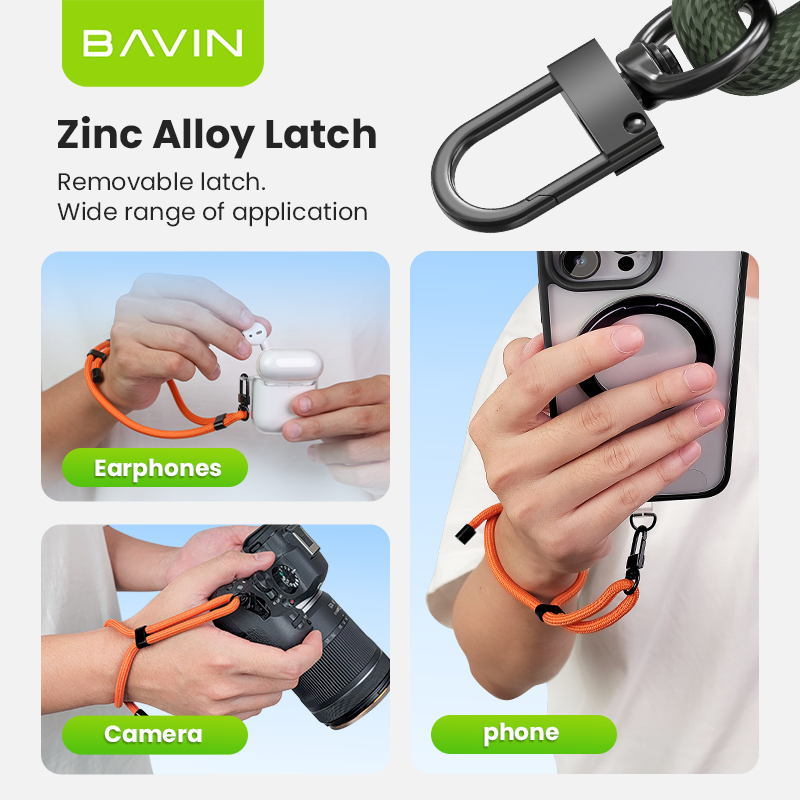 BAVIN E-BE16 Adjustable Phone Lanyard Wrist Strap for Anti-Loss & Fall Prevention