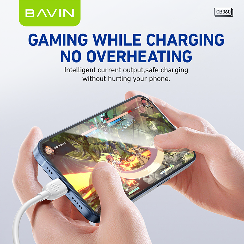 BAVIN U-CB360-XX 60W Fast Charging Cable, 480Mbps Data Transfer