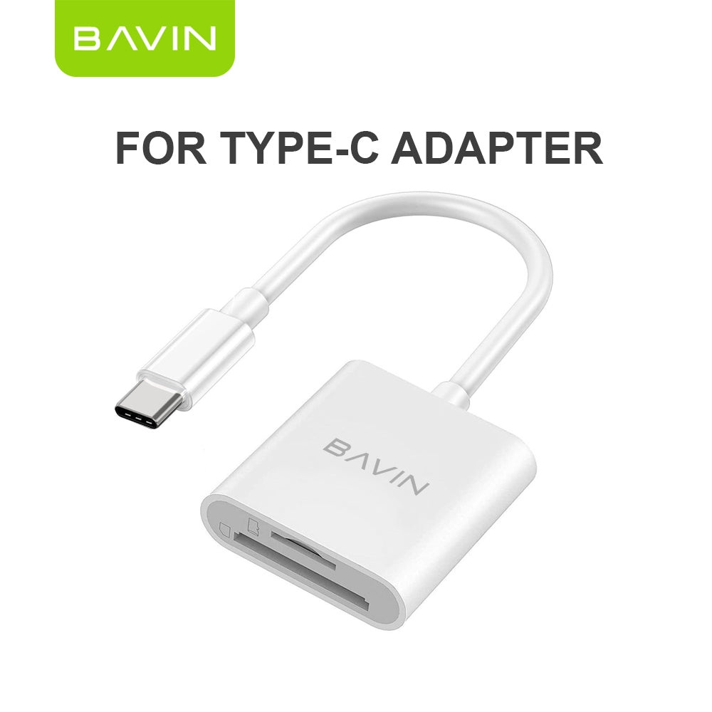 BAVIN O34 / O38 2in1 OTG Card Reader Adapter for TF Card/Memory Micro SD Card Support Data Transfer