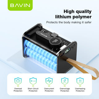 BAVIN Y-PC1010S 20000mAh Fast Charging Powerbank w/ Creative Transparent Shell