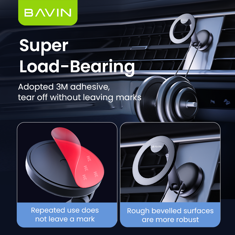 BAVIN D-S-PS65 Magnetic Folding Holder w/ 360° Rotation