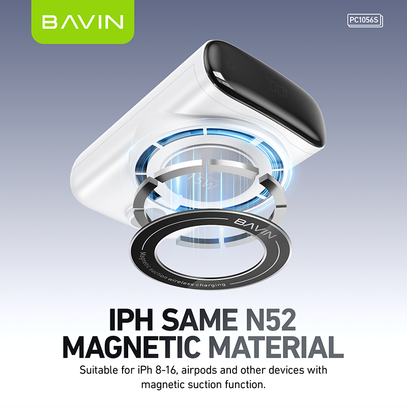 BAVIN Y-PC1056 10000mAh Wireless Fast Charging Powerbank