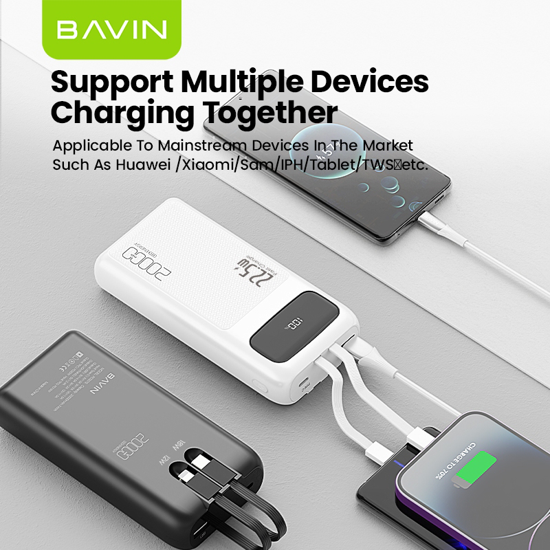 BAVIN Y-PC007 2000mAh / 10000mAh 22.5W Fast Charging Power Bank