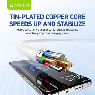 BAVIN U-CB356-C 66W Fast Charging Data Cable Support Data Transfer Compatible for USB to TYPE-C