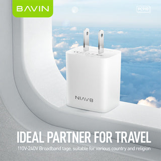 BAVIN C-PC910 2.4A USB Wall Charger w/ 1m Cable