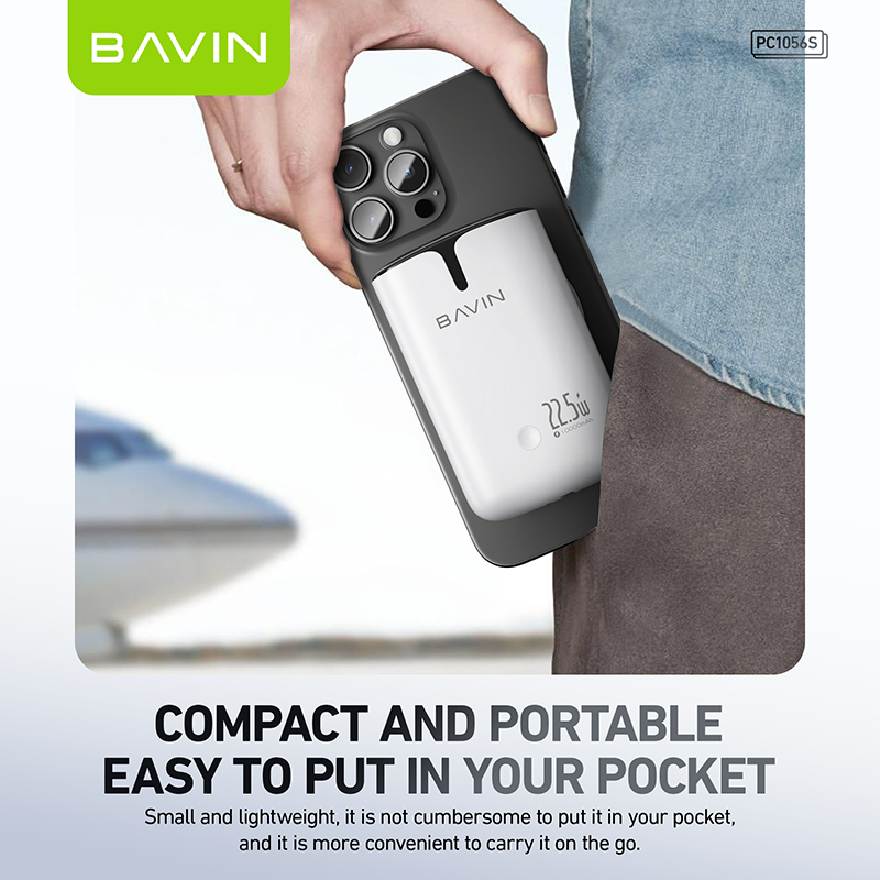 BAVIN Y-PC1056 10000mAh Wireless Fast Charging Powerbank