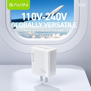 BAVIN C-PC909 36W Dual Port Fast Charger Compatible for Laptop & iPhone 15
