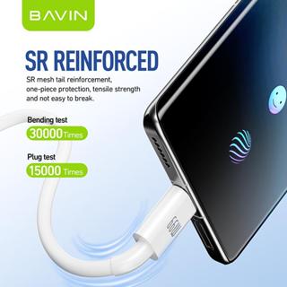BAVIN U-CB356-C 66W Fast Charging Data Cable Support Data Transfer Compatible for USB to TYPE-C