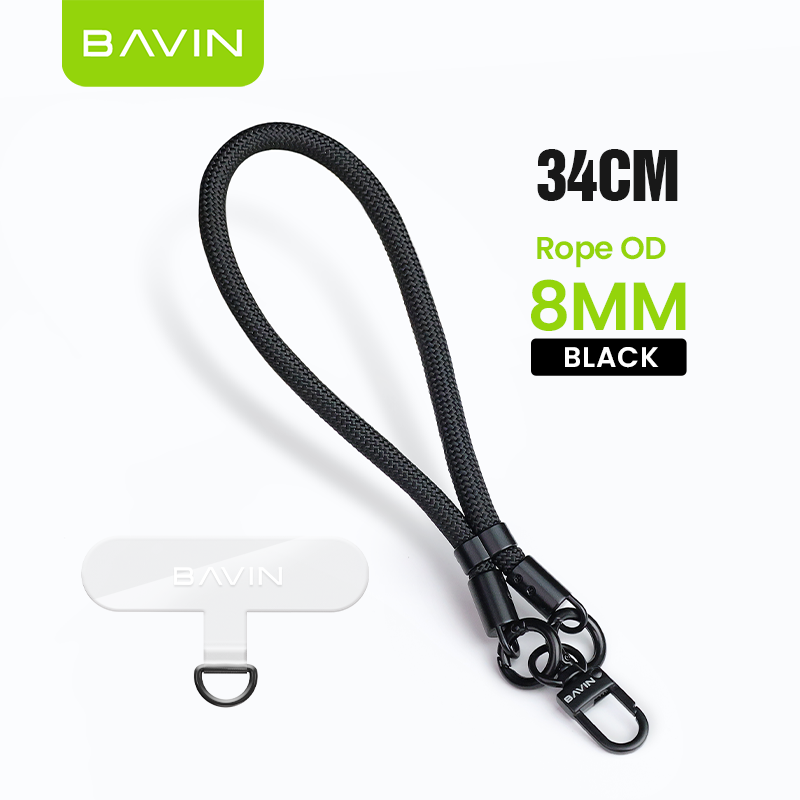 BAVIN BE14 Phone Lanyard Wrist Strap Ultra Thick Rope Stylish for Phone Case with Safety Clip