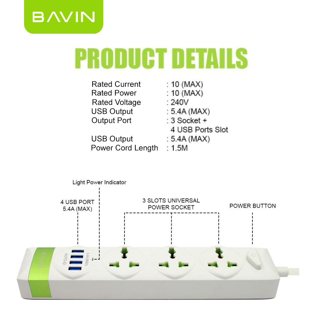 BAVIN C-S-PC589 30W Universal Power Hub