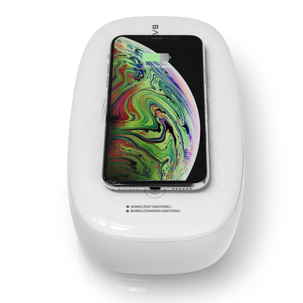 BAVIN PC080 12000mAh QI Wireless Fast Charging Powerbank UV Disinfection Box w/ Dual Input & Output