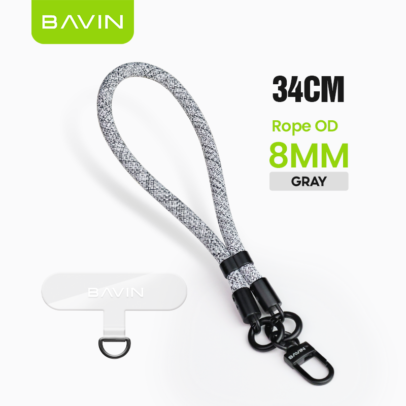 BAVIN BE14 Phone Lanyard Wrist Strap Ultra Thick Rope Stylish for Phone Case with Safety Clip